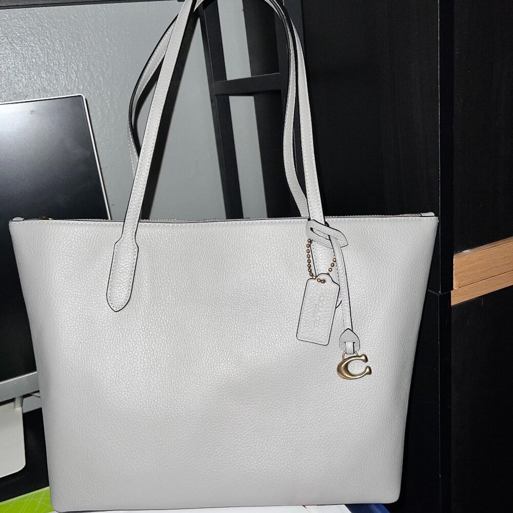 COACH Bella Small Pebbled Leather Tote Bag